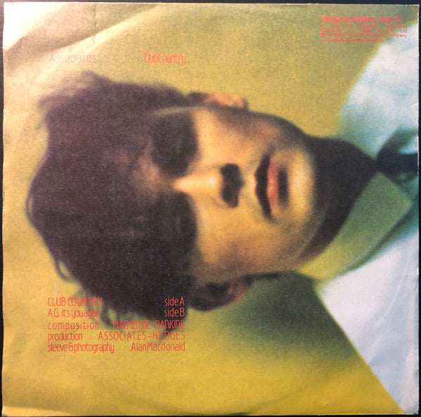 The Associates : Club Country (7", Single)