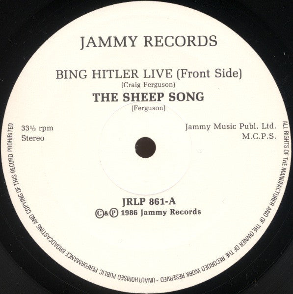 Bing Hitler : Live At The Tron (LP)