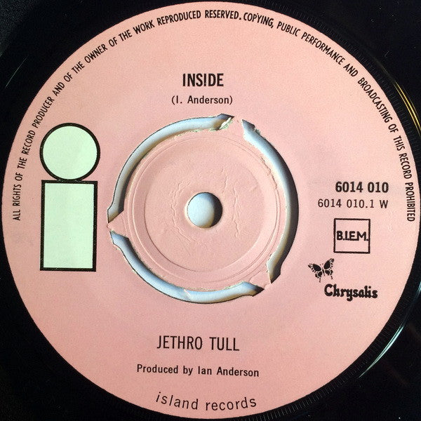 Jethro Tull : Inside (7", Single)