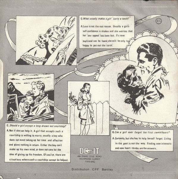 Comic Romance : Cry Myself To Sleep (7")