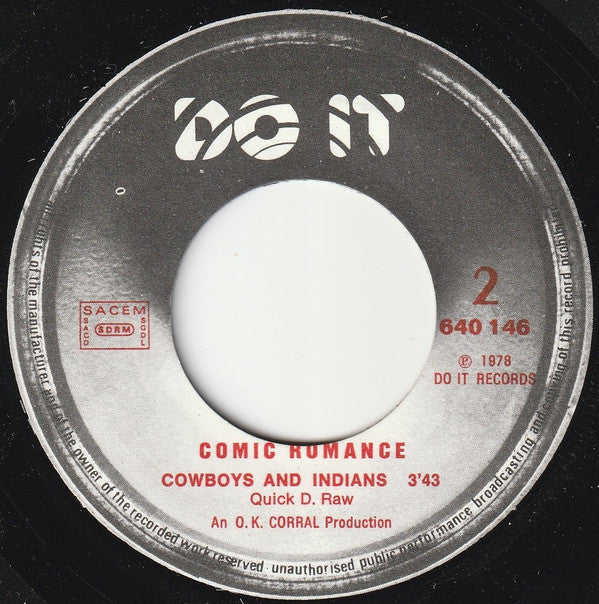 Comic Romance : Cry Myself To Sleep (7")