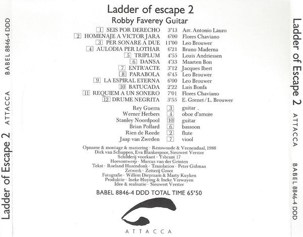 Robby Faverey, Various : Ladder Of Escape 2 (CD, Album)