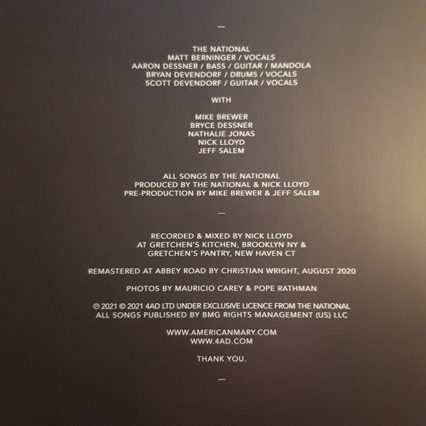 The National : The National (LP, Album, RE, RM)