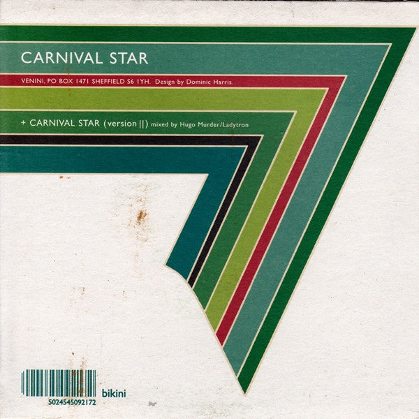 Venini : Carnival Star (7", Single)