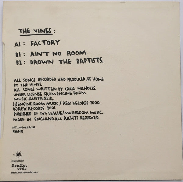 The Vines : Factory (7")