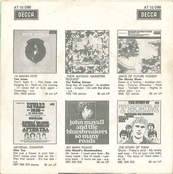 Tom Jones : Delilah (7", Single, Mono)