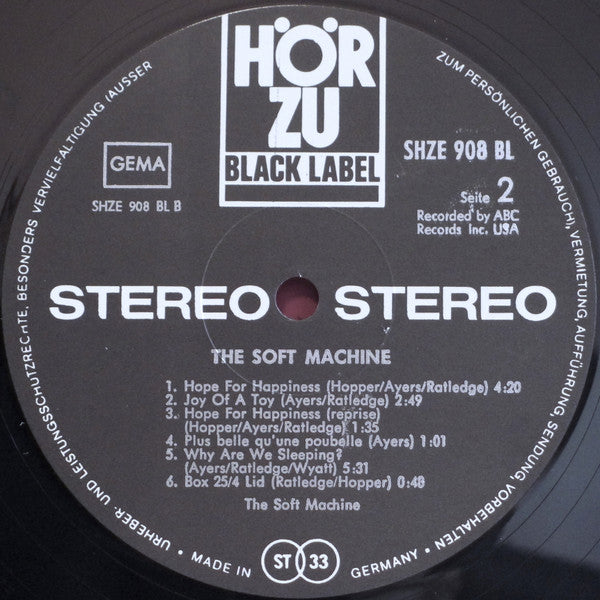 Soft Machine : The Soft Machine (LP, Comp)