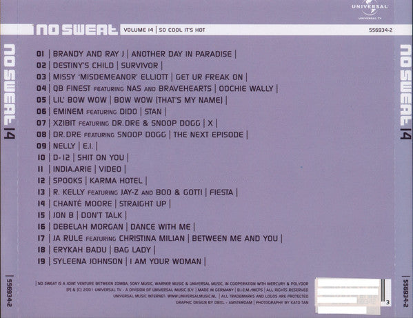 Various : No Sweat 14 (CD, Comp)