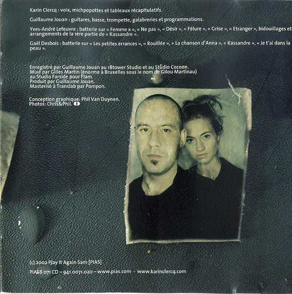 Karin Clercq : Femme X (CD, Album)