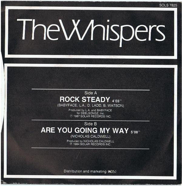 The Whispers : Rock Steady (7", Single)