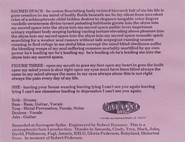 Headtrama : Sacred Space (7")