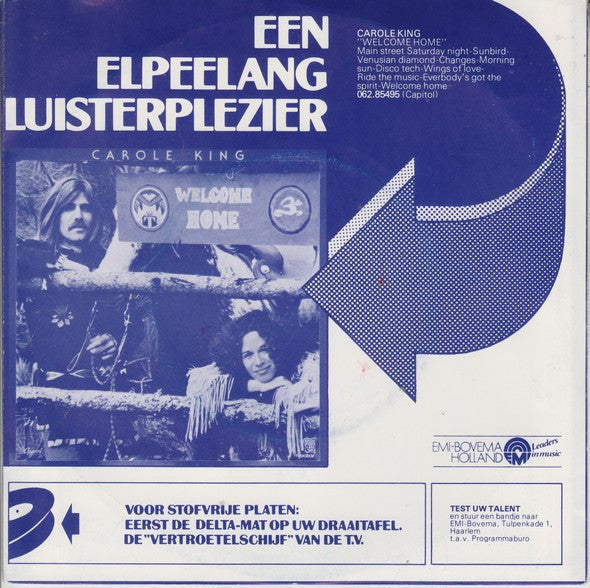 Carole King : Main Street Saturday Night (7", Single)