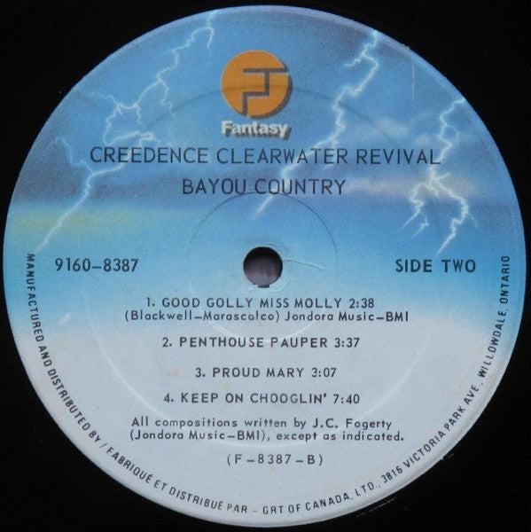 Creedence Clearwater Revival : Bayou Country (LP, Album, RE)