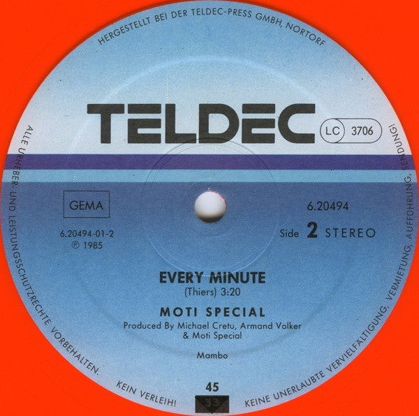 Moti Special : Stop! Girls Go Crazy (12", Maxi, Ora)