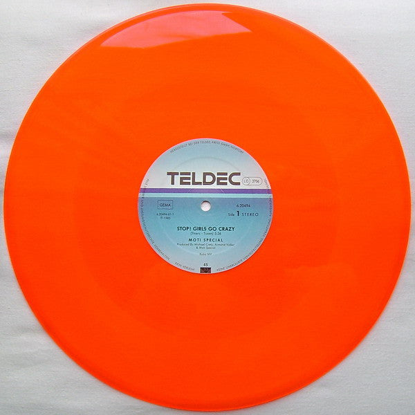 Moti Special : Stop! Girls Go Crazy (12", Maxi, Ora)