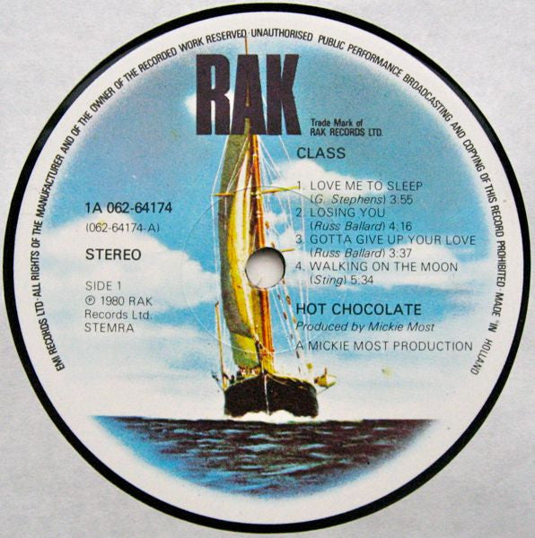 Hot Chocolate : Class (LP, Album)