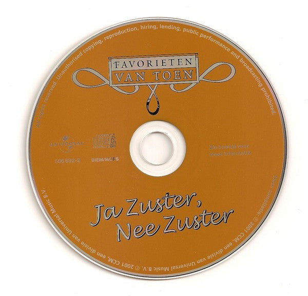 Cast of "Ja Zuster, Nee Zuster" : Ja Zuster, Nee Zuster - Favorieten Van Toen (CD, Comp)