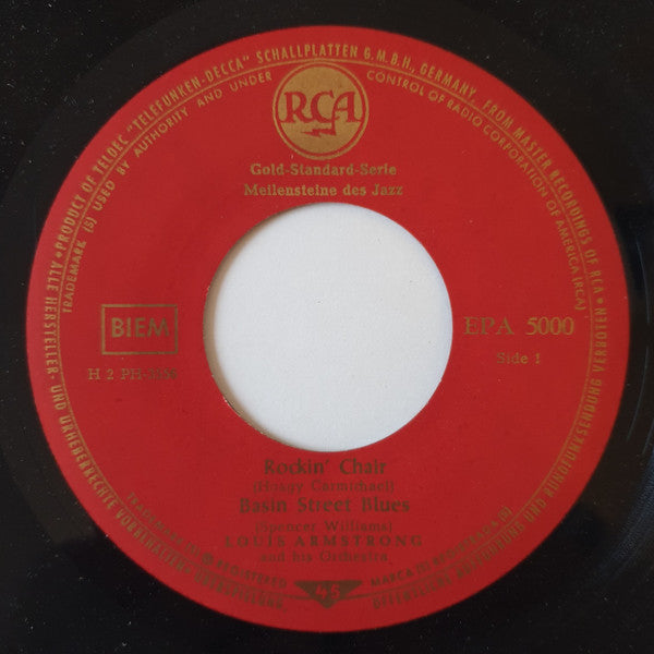 Louis Armstrong : Louis Armstrong (7", EP)
