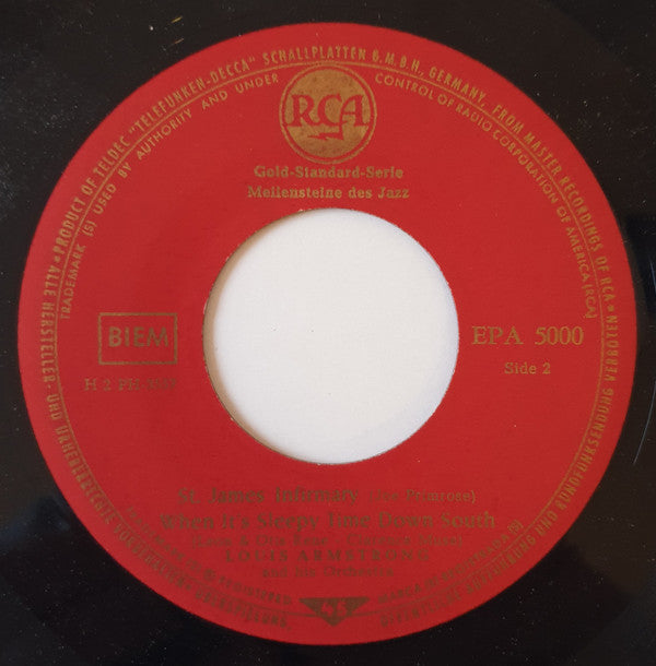 Louis Armstrong : Louis Armstrong (7", EP)