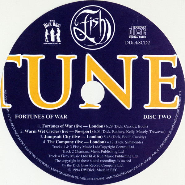 Fish : Fortunes Of War (CD, Single, CD1)