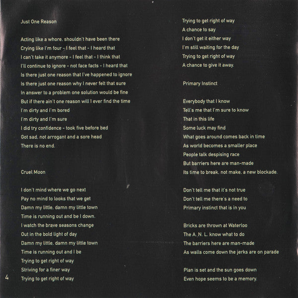 Senseless Things : Empire Of The Senseless (CD, Album)