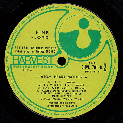 Pink Floyd : Atom Heart Mother (LP, Album, Gat)