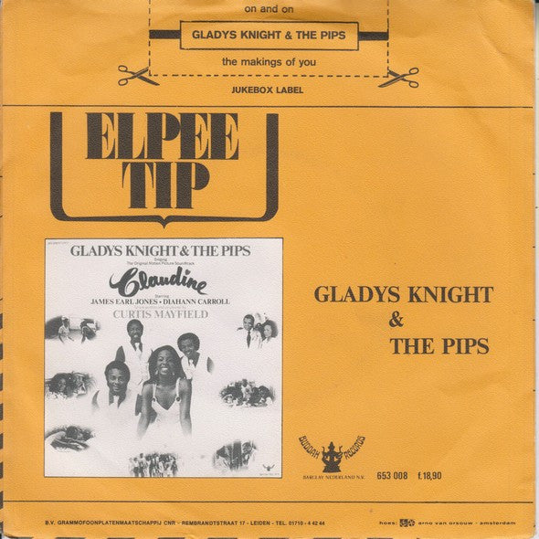 Gladys Knight And The Pips : On And On (7", Single)