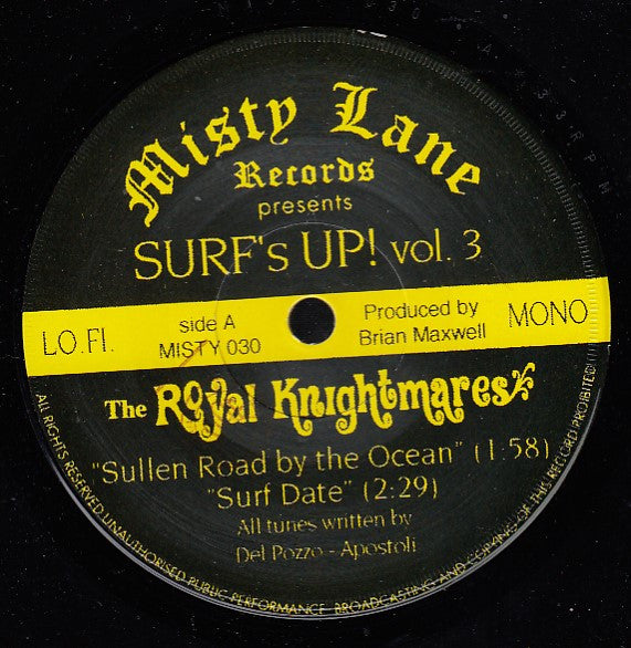 The Royal Knightmares : Sounds From The Ocean Side! (7", EP, Mono)