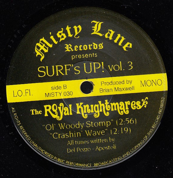 The Royal Knightmares : Sounds From The Ocean Side! (7", EP, Mono)
