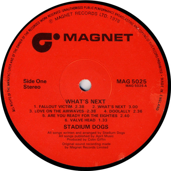 Stadium Dogs : What's Next (LP, Album)