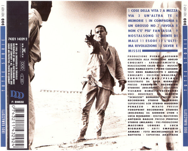Eros Ramazzotti : Tutte Storie (CD, Album, RP)