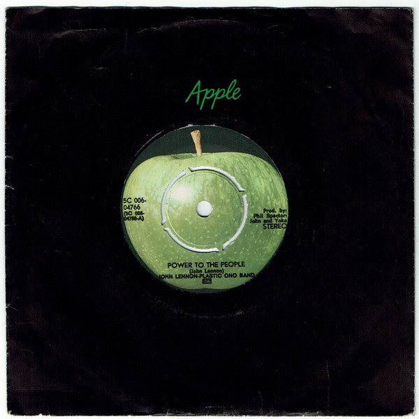 John Lennon - The Plastic Ono Band : Power To The People (7", Single)
