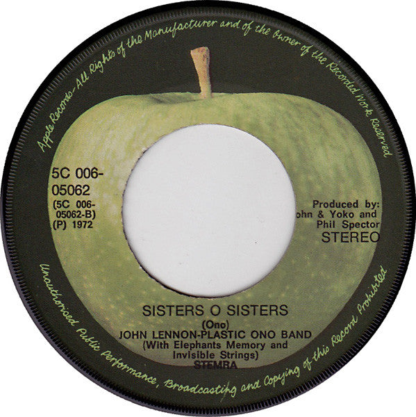 John Lennon / The Plastic Ono Band : Woman Is The Nigger Of The World (7", Single)