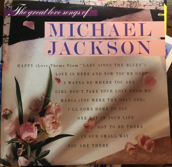 Michael Jackson : The Great Love Songs Of Michael Jackson (LP, Comp)