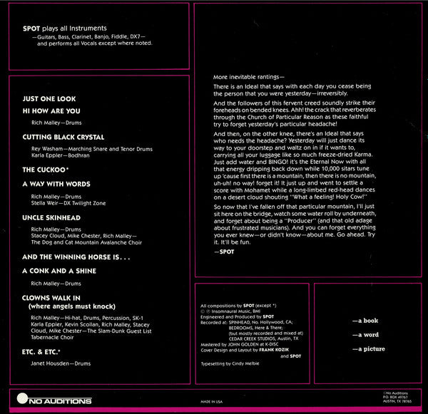 Spot : Picking Up Where I Left Off (LP, Album)