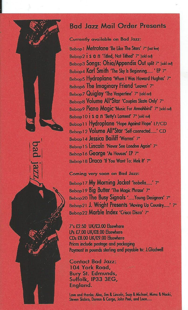 George (8) : As Houses (7", EP)