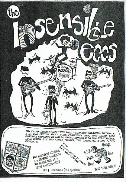 The Insensible Eggs : Scream (7", Single, Num)