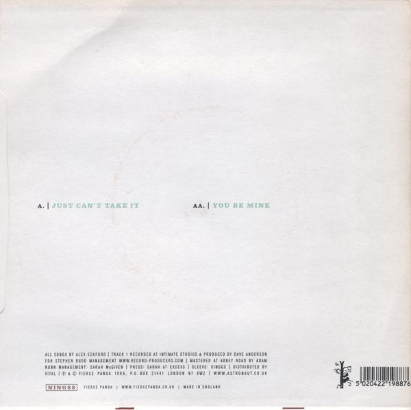 Astronaut (4) : Just Can't Take It (7")