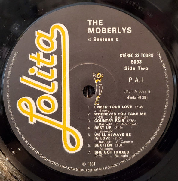 The Moberlys : Sexteen (LP, Album)