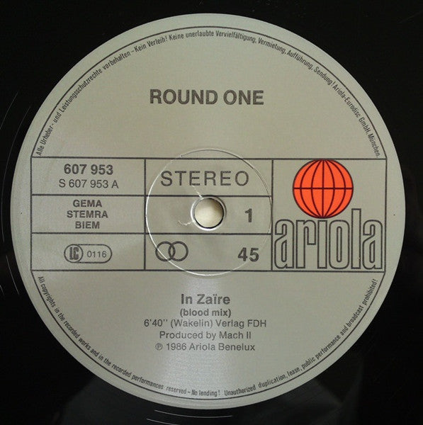Round One (2) : In Zaire (12 - Inch Bloodmix) (12")