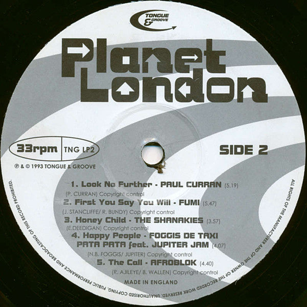 Various : Planet London (LP, Comp)