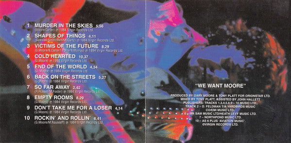 Gary Moore : We Want Moore! (CD, Album, RE)