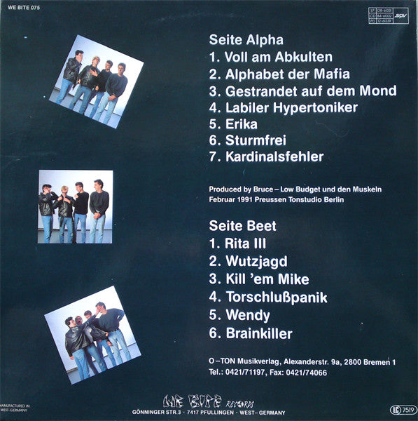 Schliessmuskel : Alphabet Der Mafia (LP, Album)