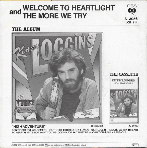 Kenny Loggins : Welcome To Heartlight (7", Single)