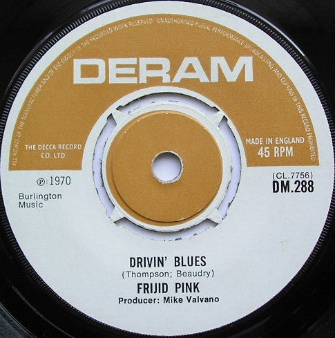 Frijid Pink : The House Of The Rising Sun (7", Single)