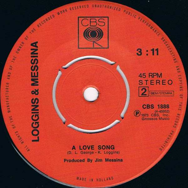 Loggins & Messina* : My Music (7")