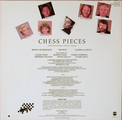Benny Andersson, Tim Rice, Björn Ulvaeus : Chess Pieces (LP, Album, Comp)