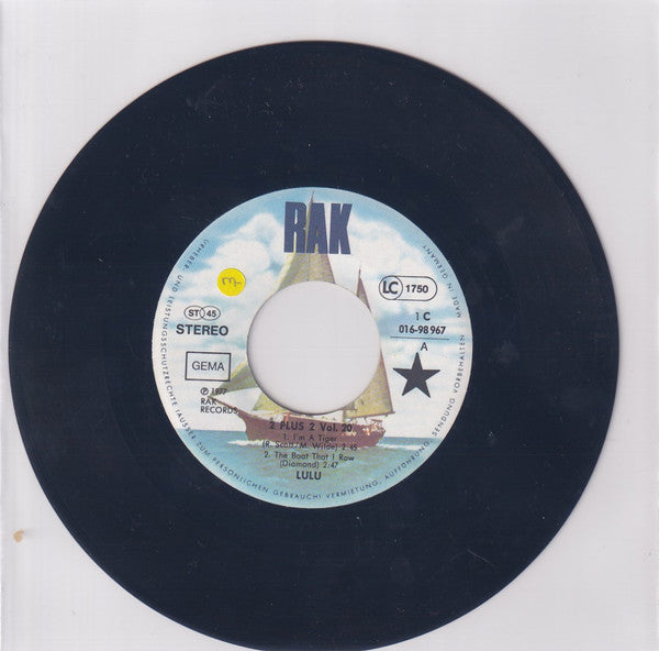 Lulu : I'm A Tiger / The Boat That I Row / Boom Bang-A-Bang / Love Comes To Loves Love (7", EP)