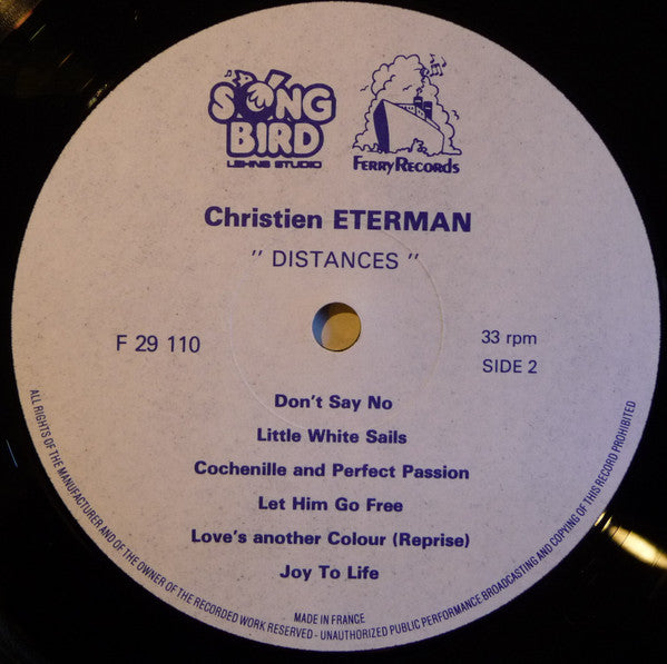 Christien Eterman : Distances (LP, Album, M/Print)