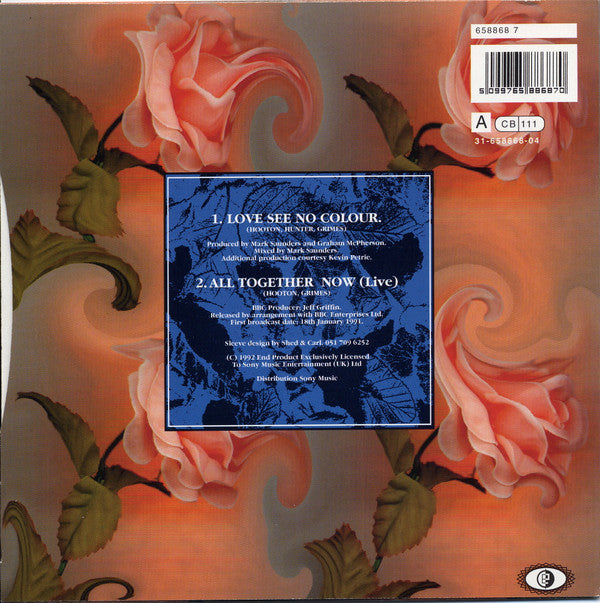 The Farm : Love See No Colour (7", Cle)